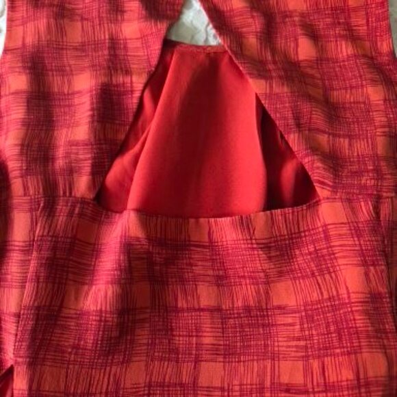 Girls From Savoy Silk Dress Feminine flared skirt with tie back  Size 6 - Picture 5 of 6